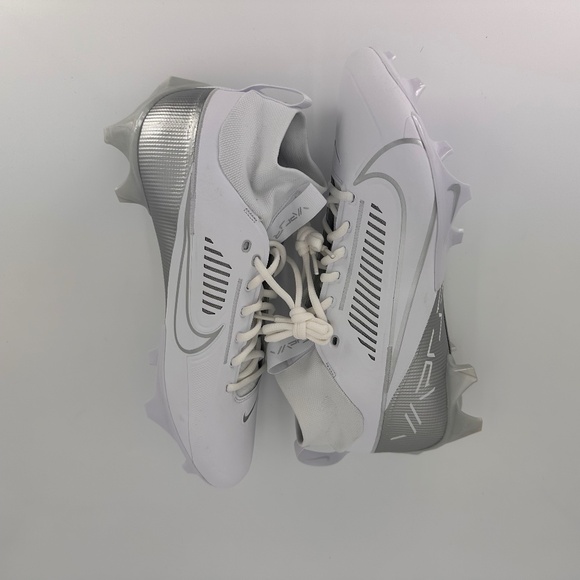 Nike Vapor Edge Pro 360 2 White Silver Mens Football Cleats DA5456-102 Sz 11,12 main image 10
